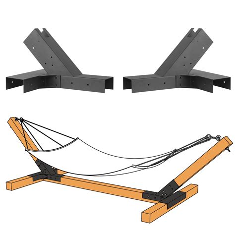 metal hammock brackets|replacement cover for garden hammock.